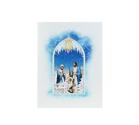 Crafted Memories 3D Nativity Scene Christmas Pop Up Card - Religious Birth of Jesus Manger Greeting Card - Sacred Holiday Gift for Family & Church Members