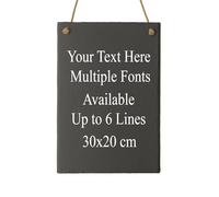 Crafted Memories - Personalised Memo Board Sign | Rustic Natural Edge | Easy Installation | Weather Resistant | Ideal for Indoors Or Outdoors - Xlarge