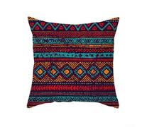 Crafted Peach Skin Velvet Pillowcase with Retro Ethnic Designs for Stylish Home Furnishings (YX2003-13)