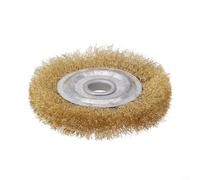 Crafted Soft Flat Brass Copper Brushes For Grinding In Size Variations Of Up To 250Mm For Fine Metal Workings (100mmx16mm )