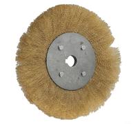 Crafted Soft Flat Brass Copper Brushes For Grinding In Size Variations Of Up To 250Mm For Fine Metal Workings (250mmx25mm )