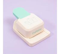 Craftelier - 3 in 1 Lever Press Tag Punch for Making Essential Tags in 3 Sizes | Special for Scrapbooking and Crafting | Sizes: 3.8 cm, 5.1 cm and 6.3 cm