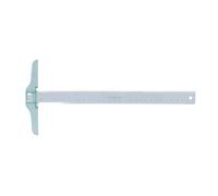 Craftelier - 30 cm (12") T-Shaped Ruler | Basic Tool for Scrapbooking and Craft Projects | Measurements in Centimetres and Inches | Made of Plastic | Turquoise Transparent