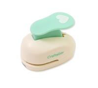 Craftelier - 5/8” (1.587 cm) Diameter Heart Punch with Lever Press | Suitable for Paper and Cardstock | Ideal for Craft and Scrapbooking Projects | Size Approx. 6.5 x 4 x 5.5 cm