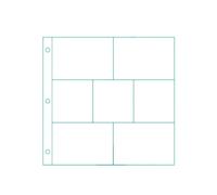 Craftelier - 7 Pockets Clear Plastic Sleeves for Personalised Photo Albums | Includes 10 Sleeves 12x12 Inches | 3 Ring Compatible
