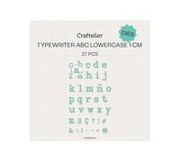 Craftelier - A-Z Lowercase Letter Dies | Die Cutter Templates | Compatible with Major Die Cutters for Crafts and Scrapbooking | Paper, Cardstock, EVA Rubber | 1cm