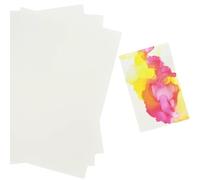 Craftelier - Alcohol Ink Yipo Paper Synthetic Material - Ideal for Marble Effect Backdrops - Contains 10 Sheets 250g A4 (29.7x21cm)