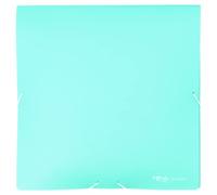 Craftelier - Binder with Rubber Closure for Papers, cardstock, Scrapbooking Materials and Other Crafts | Color Turquoise Blue - Size 30 x 30 cm (12 x 12 inches)