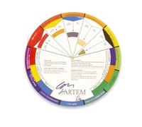 Craftelier - Chromatic Circle in Spanish and English | Bilingual Chromatic Color Wheel | Guide to Mixing and Matching Colors | Ideal for Art, Design, DIY and Beginners