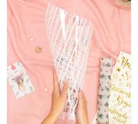 Craftelier - Clear Acetate and Printed with Lines, Chevron Stripes and Dots Design | All You Need is Christmas Collection | Acid and Lignin Free | Size 30.5 x 30.5 cm (12" x 12")