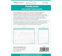 Craftelier - Clear Plastic Photoflip Sleeves | Perfect Accessory to Increase The Capacity of Photo Albums | 2 Sizes: 4" x 6" (10.16 x 15.24 cm) and 4" x 3" (10.16 x 7.62 cm)