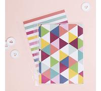 Craftelier - Clear Plastic Sleeves and Punched Plastic Sleeves for Making Personalised 9-Ring Planners with disc Binding. Size 19.8 x 24.2 cm (7.8 x 9.7 inches)