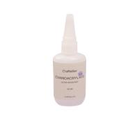 Craftelier - Cyanoacrylate Glue for Multi-Materials | Fast Drying and Transparent | Ideal for Difficult Surfaces Thanks to the Precision Nozzle | Quantity 50 gr.