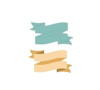 Craftelier - Double Banner Punch for Scrapbooking, Crafts and Card Decoration | Suitable for Various Materials | Size Approx 7.5 x 3.92 cm