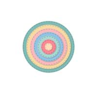 Craftelier - Essential Mini Cutting Dies Set for Scrapbooking, Crafts and Card Making | Circle Shape - Approximate Size Between 1.00 cm and 7.00 cm Diameter