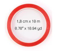 Craftelier - Extra Strong Acid Free Double-Sided Adhesive Tape Perfect for Sticking Scrapbook Albums, Cartoning, DIY and Other Crafts - 18mm x 10m