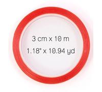 Craftelier - Extra Strong Double-Sided Adhesive Tape for Card Making, Scrapbooking and Other Crafts | Clear and Permanent Finish | Acid Free | Size 3 cm x 10 metres