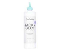 Craftelier - Extra Strong Tacky Glue Multi-Purpose Liquid Glue Specially Designed for Scrapbooking and Crafts, Dries Transparent, Flexible and Sturdy - 500 ml