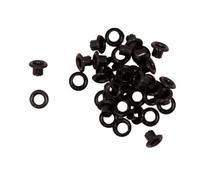 Craftelier Eyelets, Metal, Black/White, Pequeños