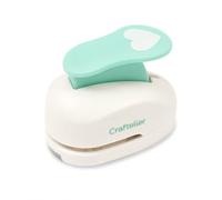 Craftelier - Heart Punch 1" (2.54 cm) Diameter | Hole puncher, scrapbooking and crafts projects, lever punch, for paper and cardstock, size 2.75 x 1.77 x 2.36 in