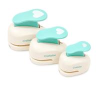 Craftelier - Heart Punches Set of 3, Diameters 3/8”, 5/8”, 1”