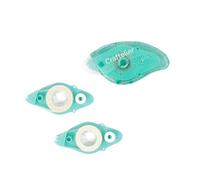 Craftelier - Kit of Glue Roller Tape Double Sided Permanent + 2 Refills | Designed for Scrapbooking and Craft Projects | Tape Sizes 8 mm x 7 m - Turquoise Colour