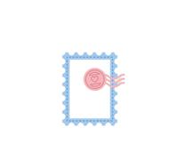 Craftelier - Mini Cutting Dies for Card Making, Scrapbooking and Craft Projects and Creations | Stamp Shape - Approximate Cutting Die Size: 2.98 x 3.98 cm