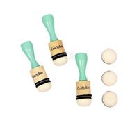 Craftelier - Mini Ink Paints Mixing Blending Tools for Scrapbooking and Other Crafts | Includes 3 Handle Ink Tools + 6 Round Foam Pads Interchangeable of 20 mm Diameter | Color Turquoise
