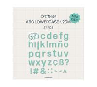 Craftelier - Mini Lowercase Letters A-Z Dies | Die Cutter Templates | Compatible with Major Die Cutters for Crafts and Scrapbooking | Paper, Card or EVA Rubber | 1.2 cm