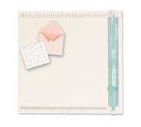 Craftelier - Minty Trim and Score Board, 30.5 x 30.5 cm (12"x12"), Precise Shear with Folder and Square, Ideal Tool for Scrapbooking and Crafts