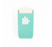 Craftelier - Multimaterial Puzzle Piece Shaped Punch for Decorating Scrapbooking and Craft Projects | Suitable for Many Materials | Piece Size 1“ x 1” (2.54 x 2.54 cm) | Turquoise Color