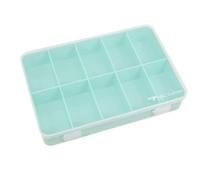 Craftelier - Organization Box with 10 Compartments for Scrapbooking and Crafts Materials | Dimensions 26.5 x 17.8 x 4.2 cm (10.4" x 7" x 1.65") - Turquoise