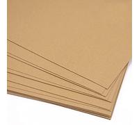 Craftelier - Pack of 25 Double Sided Cardstock | Ideal Material for Card Making, Scrapbooking and Crafts Projects | Weight 250 GSM | Size 30.48 x 30.48 cm (12" x 12") - Kraft Brown
