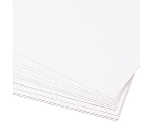 Craftelier - Pack of 25 Double Sided Cardstock | Ideal Material for Card Making, Scrapbooking and Crafts Projects | Weight 250 GSM | Size A4 (21 cm x 29.7 cm) - White