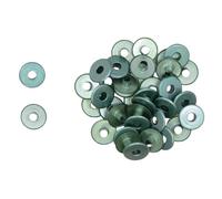 Craftelier - Pack of 40 Metallic Wide Eyelets Ideal for Card Making, Scrapbooking and Other Crafts | Suitable for Eva or Album Caps | External Diameter: 13 mm - Turquoise