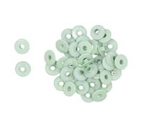 Craftelier - Pack of 40 Wide Eyelets Ideal for Card Making, Scrapbooking and Other Crafts | Suitable for Ev, Tags or Album Caps | External Diameter: 13 mm - Mint Green