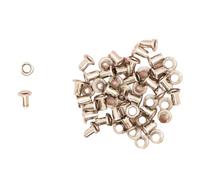 Craftelier - Pack of 50 Mini Eyelets Ideal for Card Making, Scrapbooking and Other Crafts | Suitable for Ev, Tags or Album Covers | External Diameter: 0.5 cm - Silver