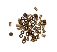 Craftelier - Pack of 50 Mini Eyelets Ideal for Cardmaking, Scrapbooking and Crafts | Suitable for Various Materials | Approximate Size Inner Diameter 3 mm and Outer 5 mm - Vintage Bronze