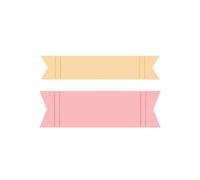 Craftelier - Pop-Up Banner Shape Die for Decorating Scrapbooking, Crafts and Cardmaking Projects | Suitable for Various Types of Materials | Size Approx. 6.5 x 2 cm