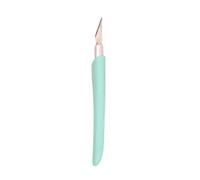 Craftelier - Precision Scalpel with Ergonomic Handle with Grip | Includes Carbon Steel Blade (SK4) and Transparent Lid to Protect The Blade | Size Approx. 16 cm - Turquoise