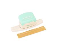 Craftelier Pressure Lever Punch for Making Decorative Doily-Shaped Edges with Embossed Hearts on Paper and Card, Die-Cut, Perfect for Scrapbooking and Crafts