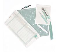 Craftelier - Scrapbooking and Crafting Starter Kit | Includes Cutting Base, Metal Ruler, Scalpel, Cutter, Pro Shears, Folding Box, Mini Marking Board and Precision Tweezers.