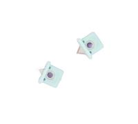 Craftelier - Set of 2 Replacement Steel Blades for Circular Cutter - Double Edge for Photographs, Circular Frames | for Left and Right Handers | Turquoise Colour
