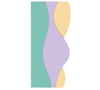 Craftelier - Set of 3 Smooth Landscape Borders - for Scrapbooking and Crafts - Suitable for Multiple Materials and Different Die Cutting Machines - Size 15.5 x 5.4 cm