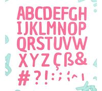 Craftelier - Set of 39 Capital Letters and Symbols Dies for Cardmaking, Scrapbooking and Crafts Projects | Compatible with Various Die Cutting Machines and Materials | Size Approx. 3 cm