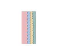 Craftelier - Set of 4 Essential Edge Dies - for Scrapbooking, Crafts and Card Making - Suitable for Various Materials and Multiple Die Cutting Machines - Size 16 x 0.1-0.8 cm