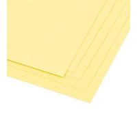 Craftelier - Set of 5 Textured Canvas Boxes, 30 x 30 cm, Lemon Yellow