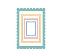 Craftelier - Set of Essential Dies for Scrapbooking and Crafts Creations | Frame Shape - Approximate Size of Dies between 6 x 4.2 cm and 17.3 x 12 cm