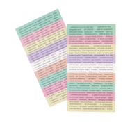 Craftelier - Set of Stickers with Different Words and Sentiments in Spanish | Perfect Accessory to Add to Card Projects, Scrapbooking and Other Crafts | Includes 238 Pieces