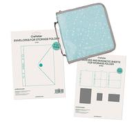 Craftelier - Stamp & Die Organiser Kit | Includes Organiser Case with 2 D-Ring System, Magnetic Sleeves and Sheets and Plastic Envelopes | Size 6" x 8" (15.24 x 20.32 cm)